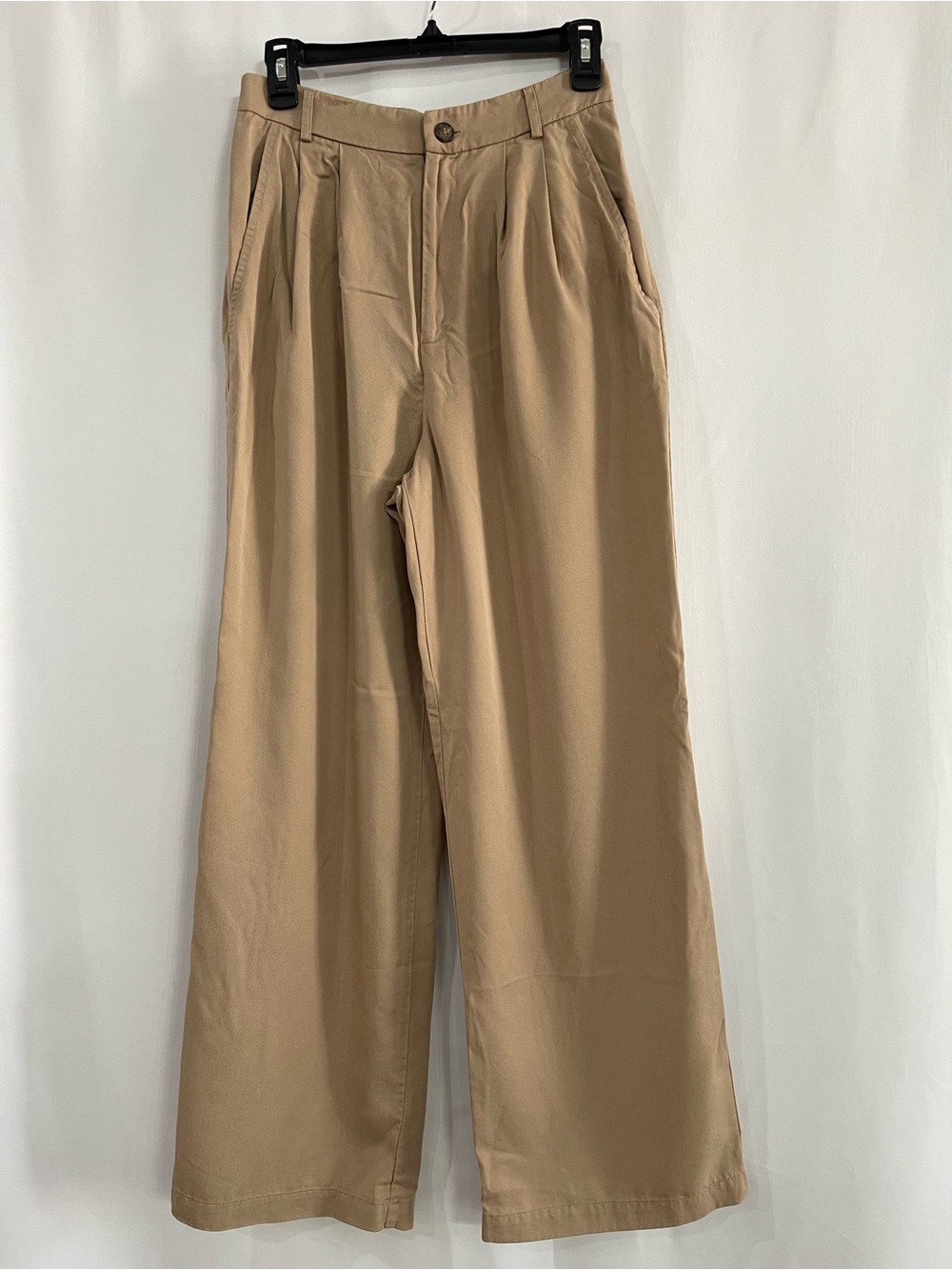 Reformation Mason Pleated Pant Size 4P Women's Tailored Wide Leg Trouser